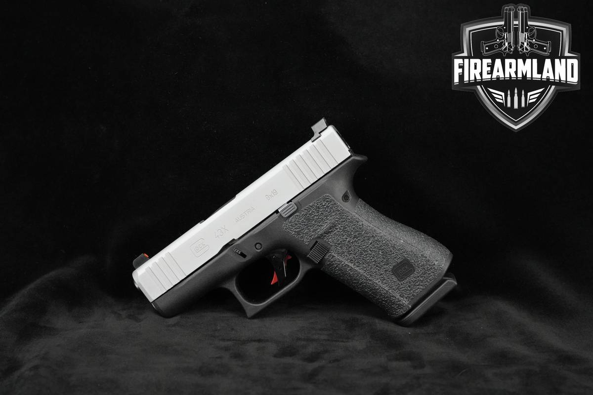 Glock 43X Slimline 9mm Two-Tone Glock G43X G43-X +3 MAGS & ORIG CASE