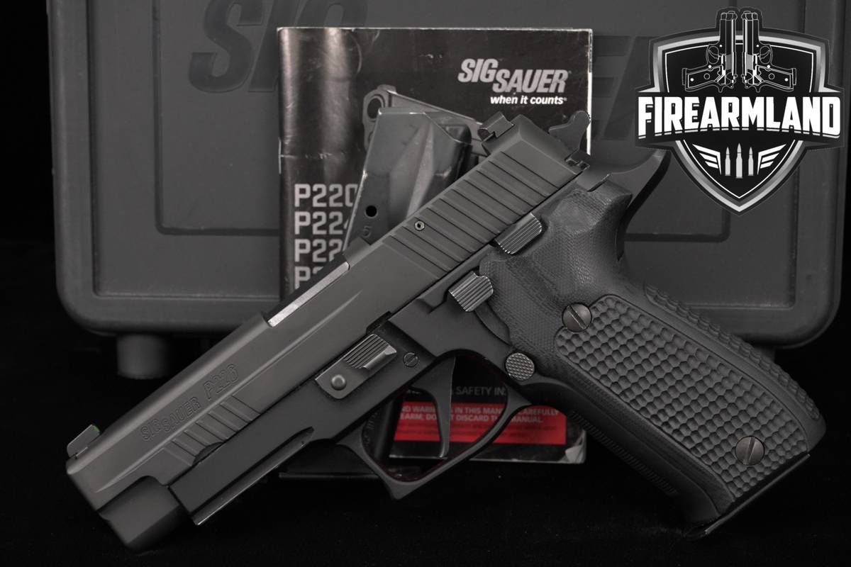 Sig Sauer P226 Elite Dark 9mm Optics-Ready 4.4 P 226 +2 MAGS & ORIG CASE