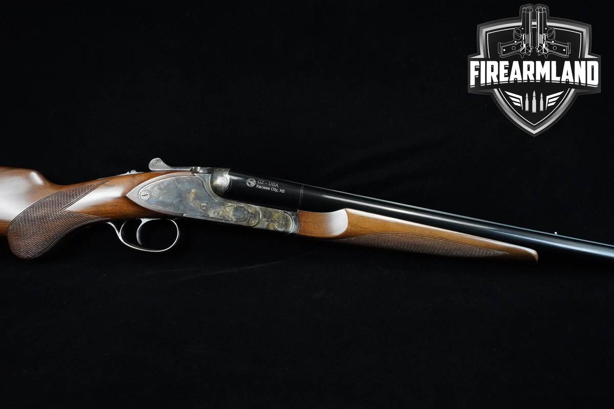 DISCONTINUED CZ Ringneck Side By Side 12-Gauge 28" CASE HARDENED CZ SXS 3"