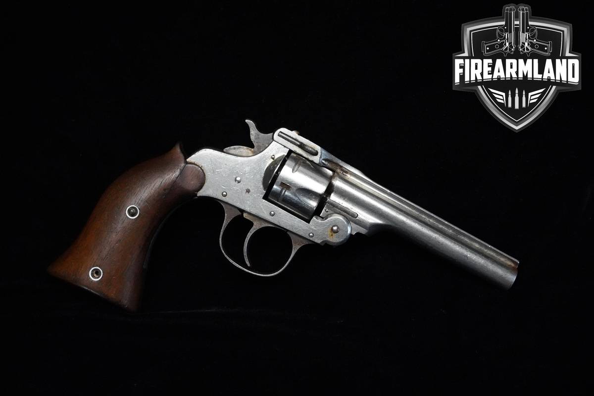 1908-1915 Hopkins & Allen Arms Company Safety Police 32 S&W Nickel H&A Arms