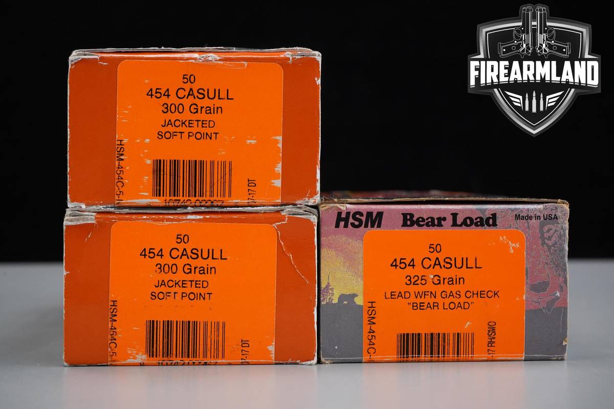 150 RDS! 454 Casull Ammo