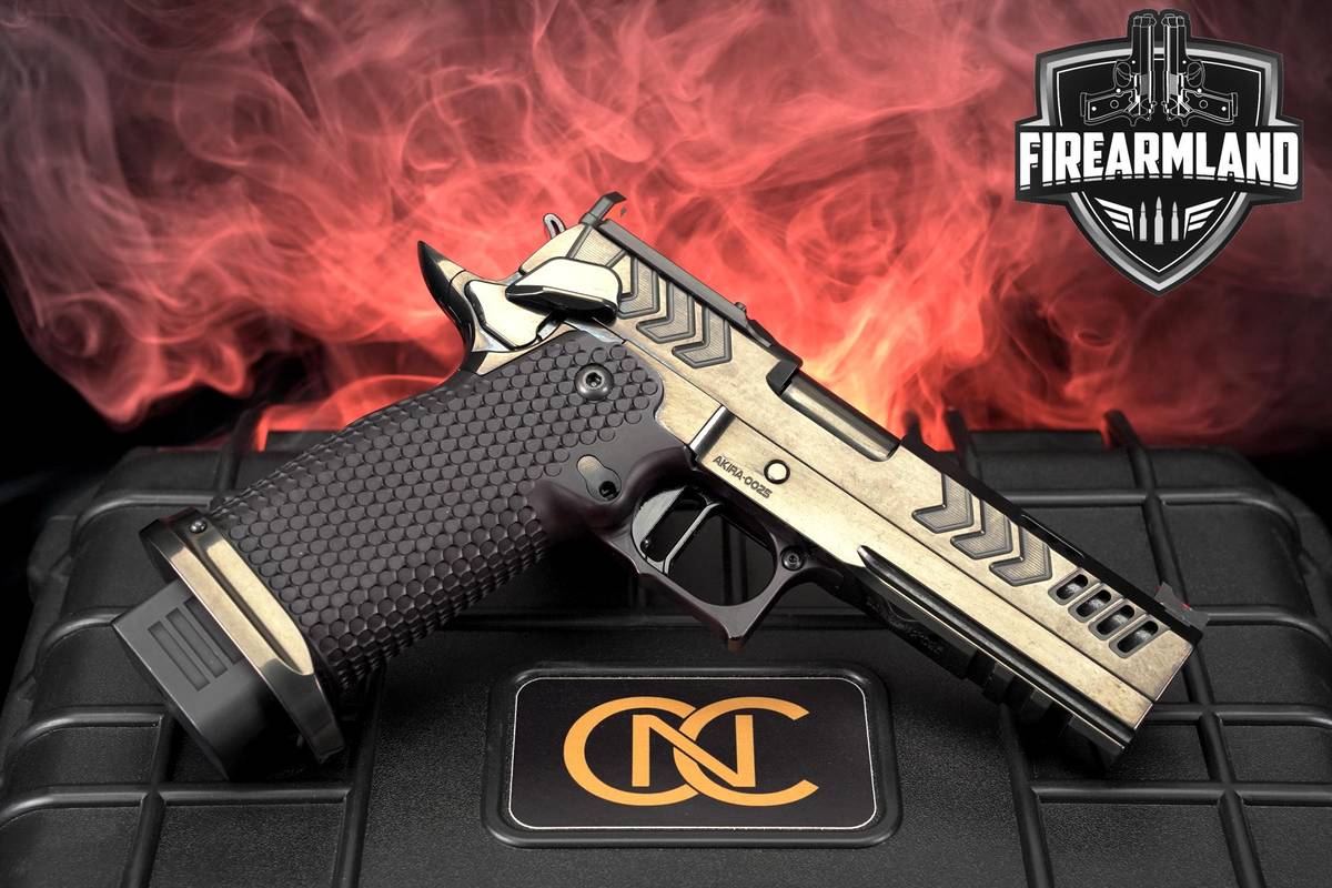 CNC Gunworks Akira 9mm 1911 4.6" Two-Tone 2011 Bull Barrel +ORIG CASE