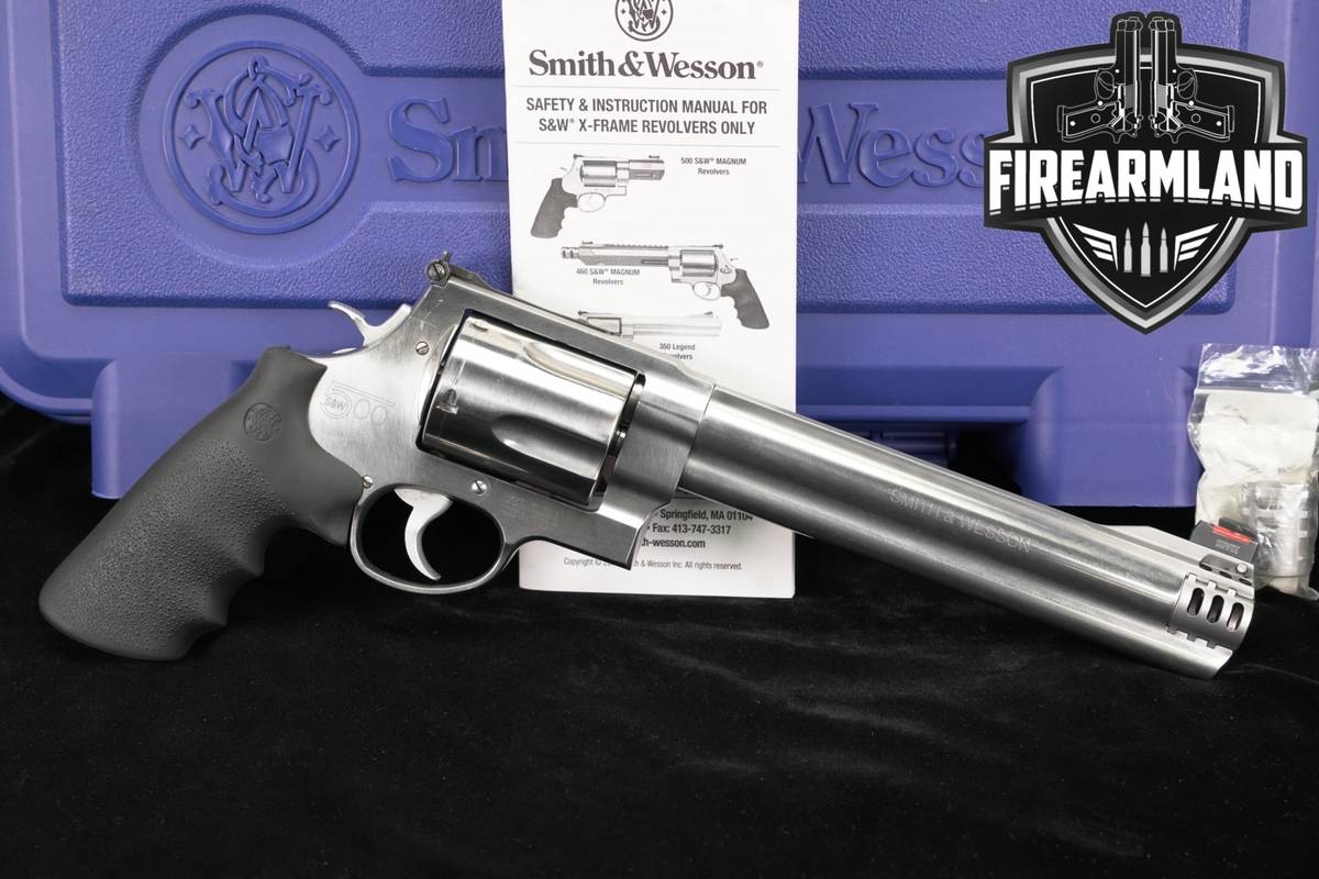 Smith & Wesson Model 500 S&W Magnum Satin Stainless PORTED +ORIG CASE