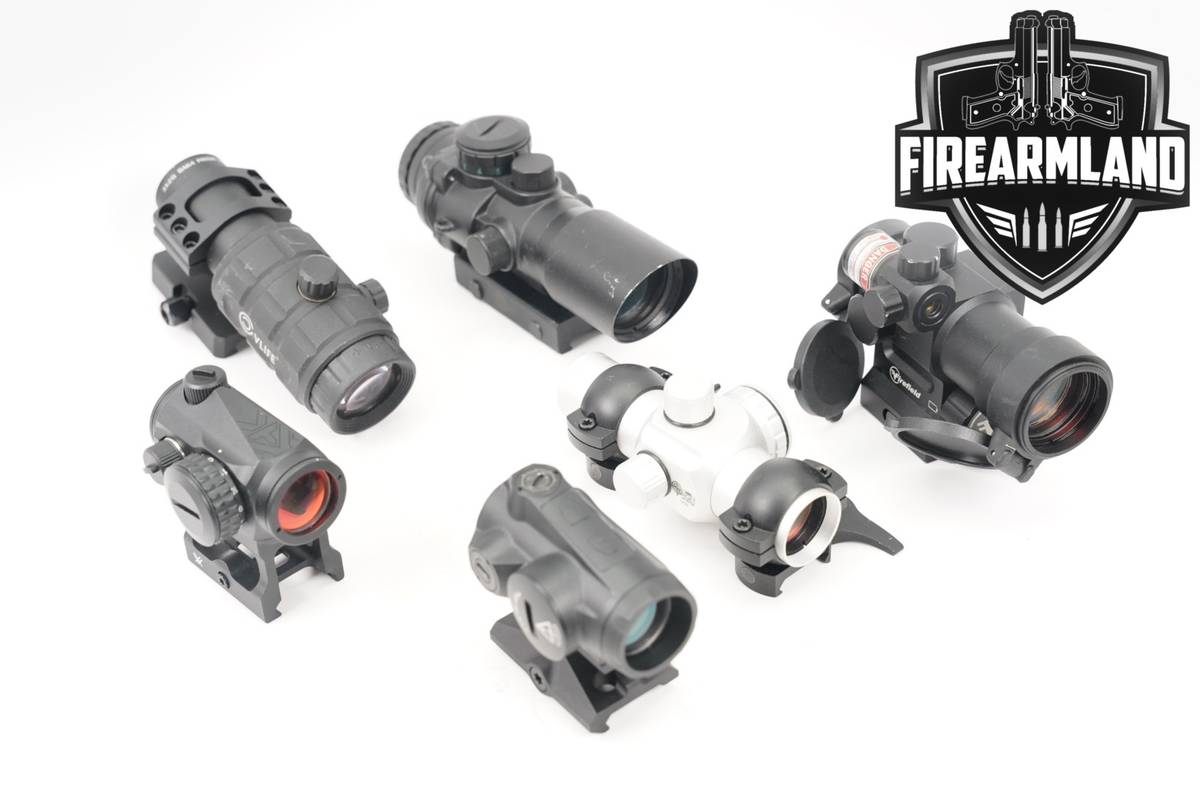 FIVE RED DOT SIGHT LOT 5 Pack CVLife RGET Vortex Sig Sauer Firefield RDS