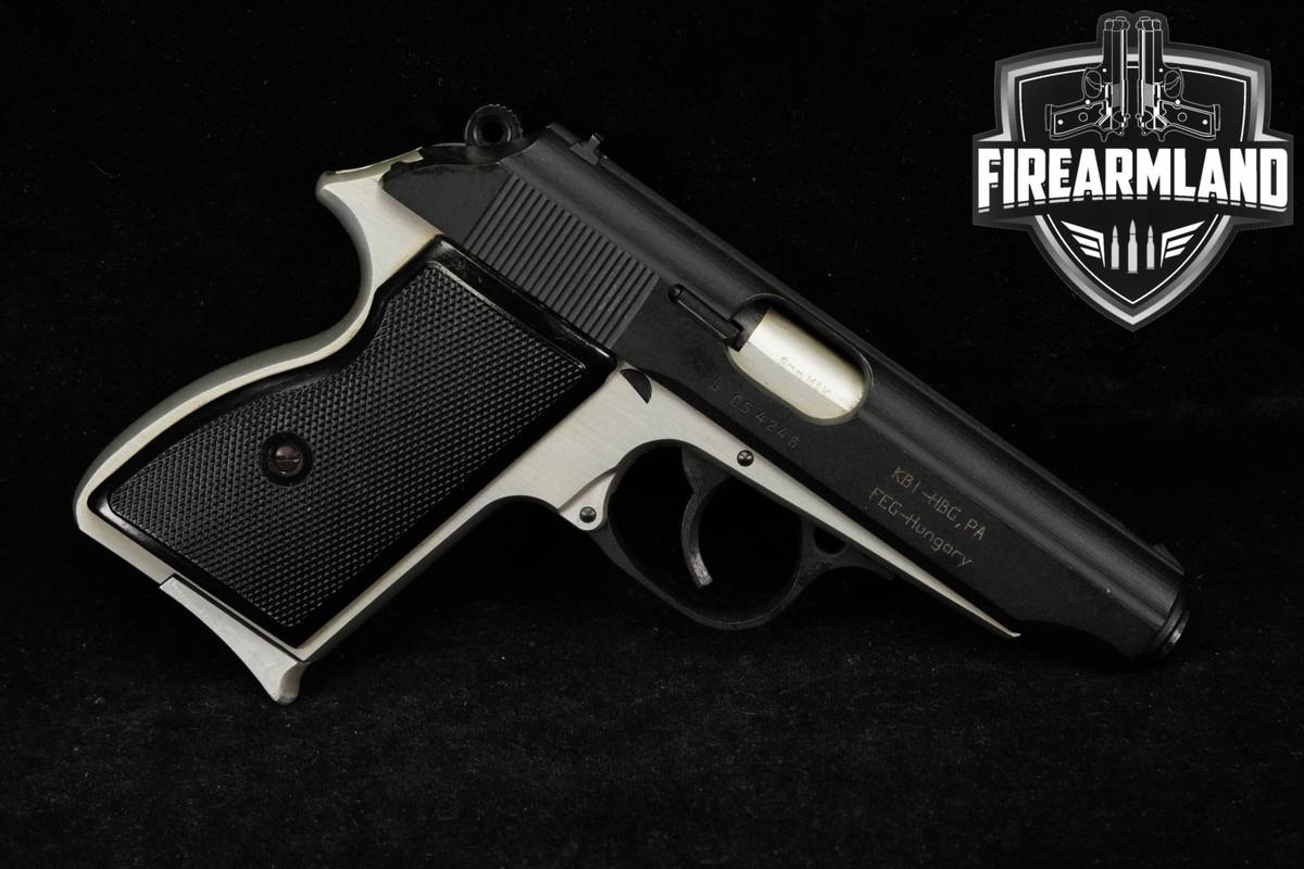 FEG PA-63 9x18mm Makarov 3.9" Two-Tone Black & Silver PA63 DA/SA