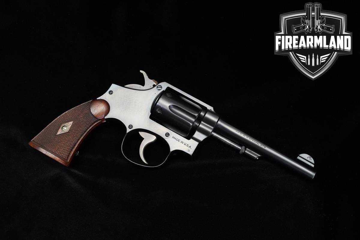 1915-1942 Smith & Wesson (S&W) M&P Model of 1905 4th Change 38 S&W 5" Blued