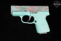Kahr Arms PM9 Premium Series 9mm Luger Two-Tone Robin's Egg Blue in Very Good Condition Image 2