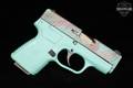 Kahr Arms PM9 Premium Series 9mm Luger Two-Tone Robin's Egg Blue in Very Good Condition Image 3