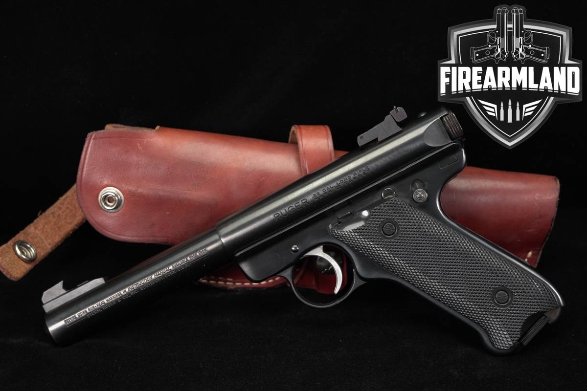 1980s Ruger Mark II Target 22LR 5.5" Bull Barrel +HOLSTER