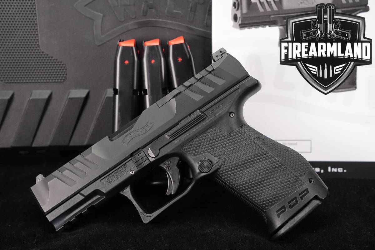 Walther PDP Compact 4.0 9mm Optics-Ready 4" +FOUR MAGS & ORIG CASE