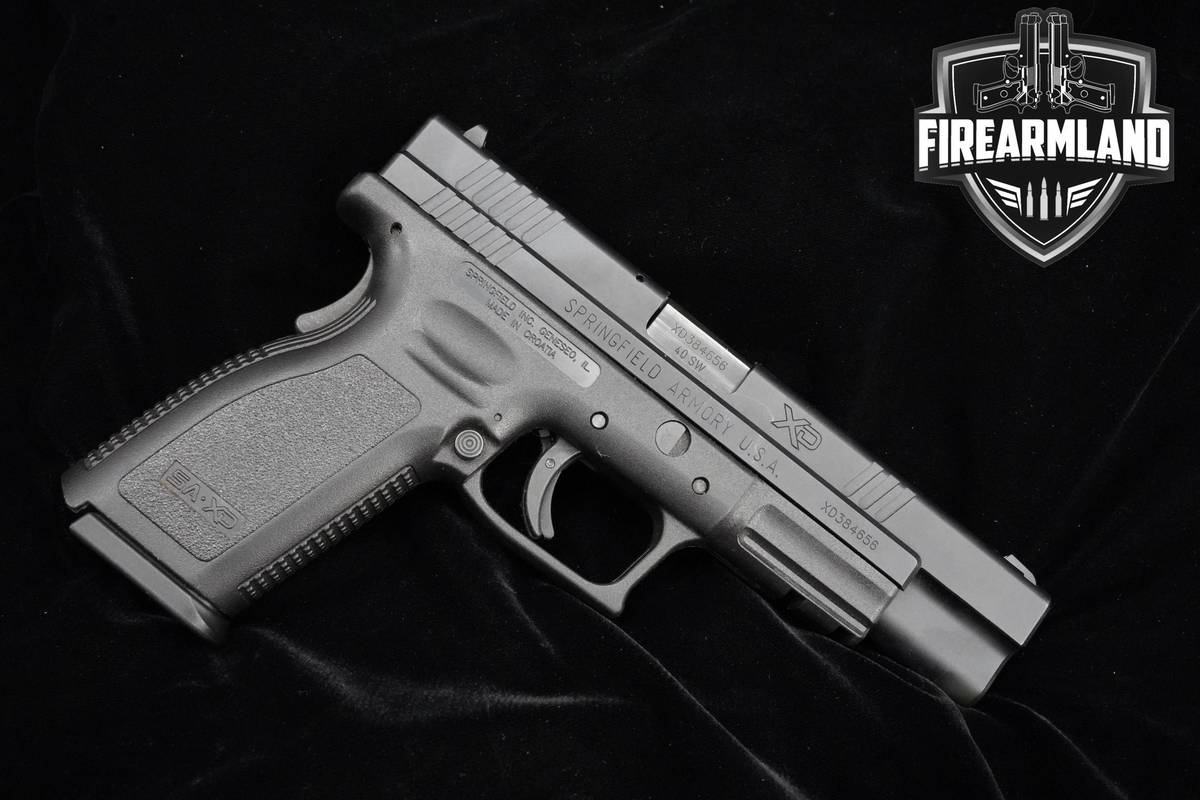 Springfield Armory XD-40 Tactical 40 S&W 5" Black Polymer XD40 +ORIG CASE