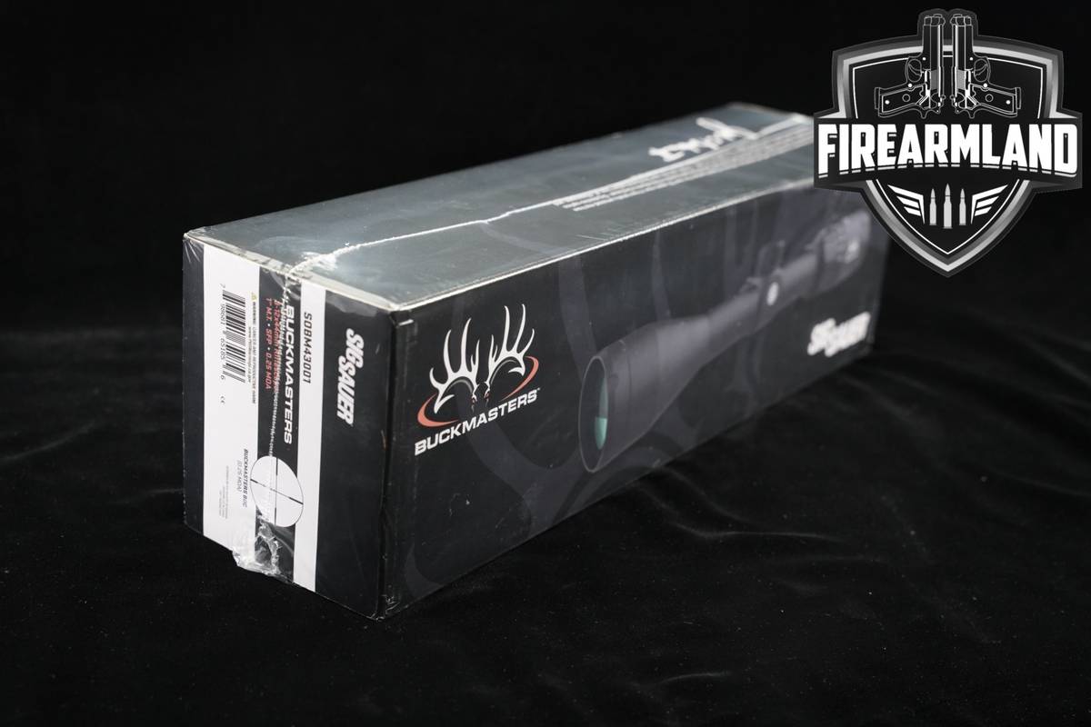 Sig Sauer Buckmasters 3-12x44mm BDC Reticle SFP Scope +ORIG BOX