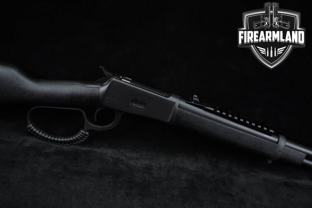 SUPRESSOR READY Rossi R92 Triple Black 357 Magnum 16" Black & Hardwood