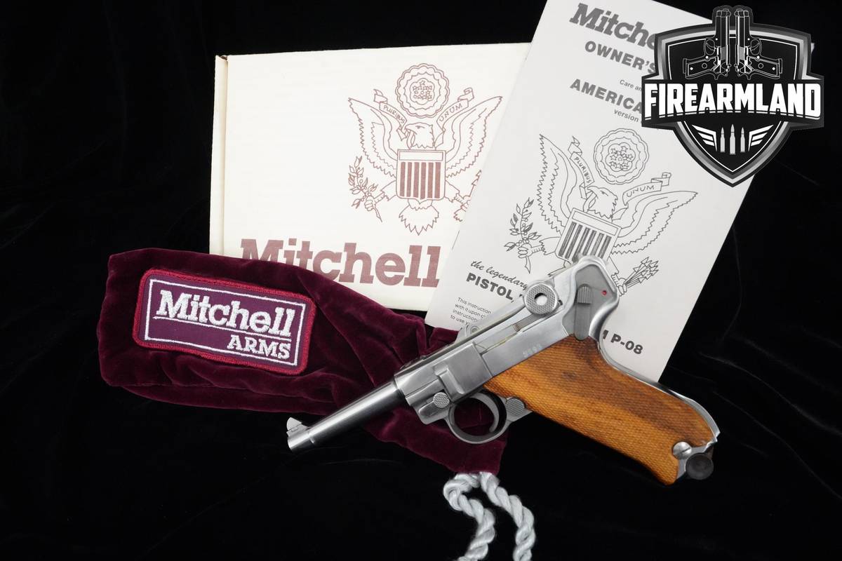 1993 Mitchell Arms American Eagle P08 Luger 9mm 3.9" Mitchell-Arms ORIG BOX