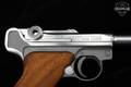 1993 Mitchell Arms American Eagle P08 Luger 9mm Luger Brushed Stainless in Very Good Condition Image 4