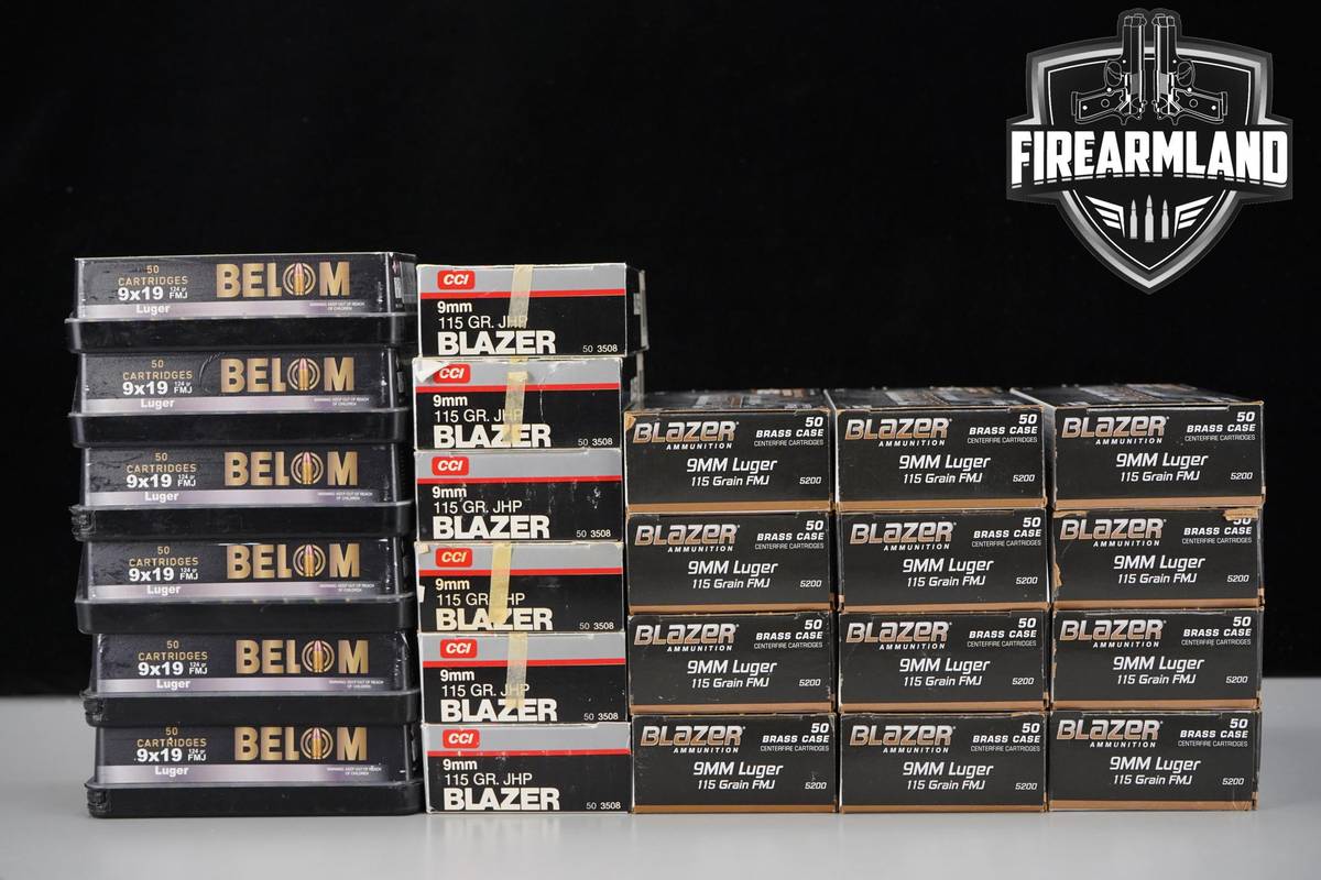 1200 RDS! 9mm Ammo 9-mm