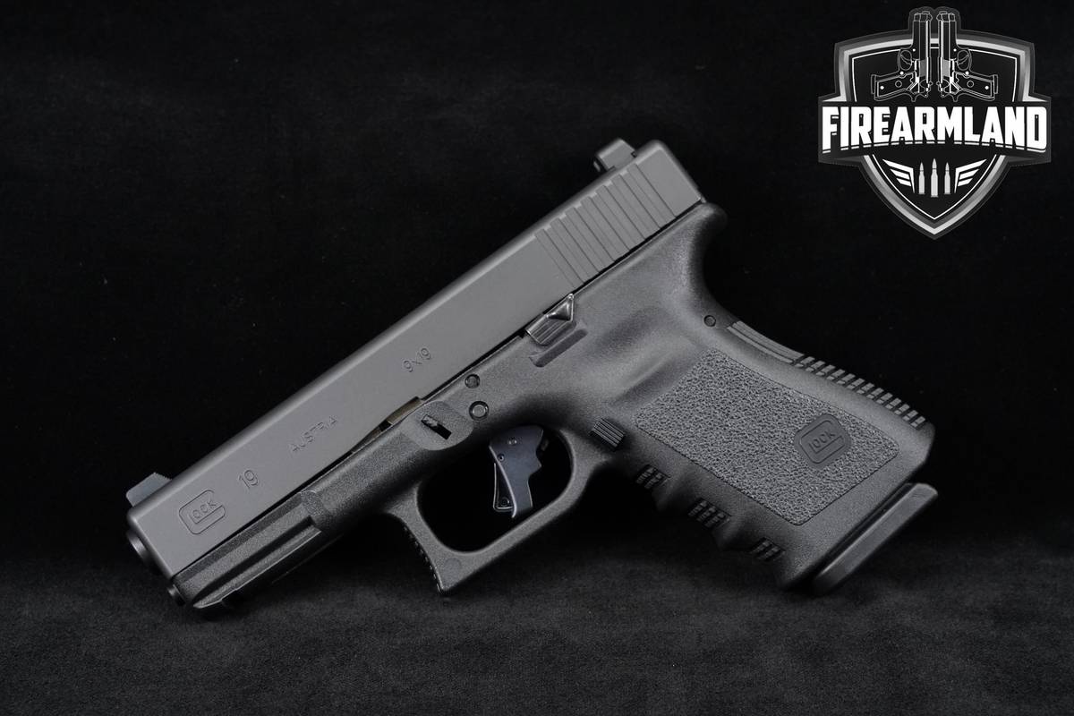 Glock 19 Gen3 9mm G19 Gen-3 +2 MAGS, OG CASE, & APEX TRIGGER
