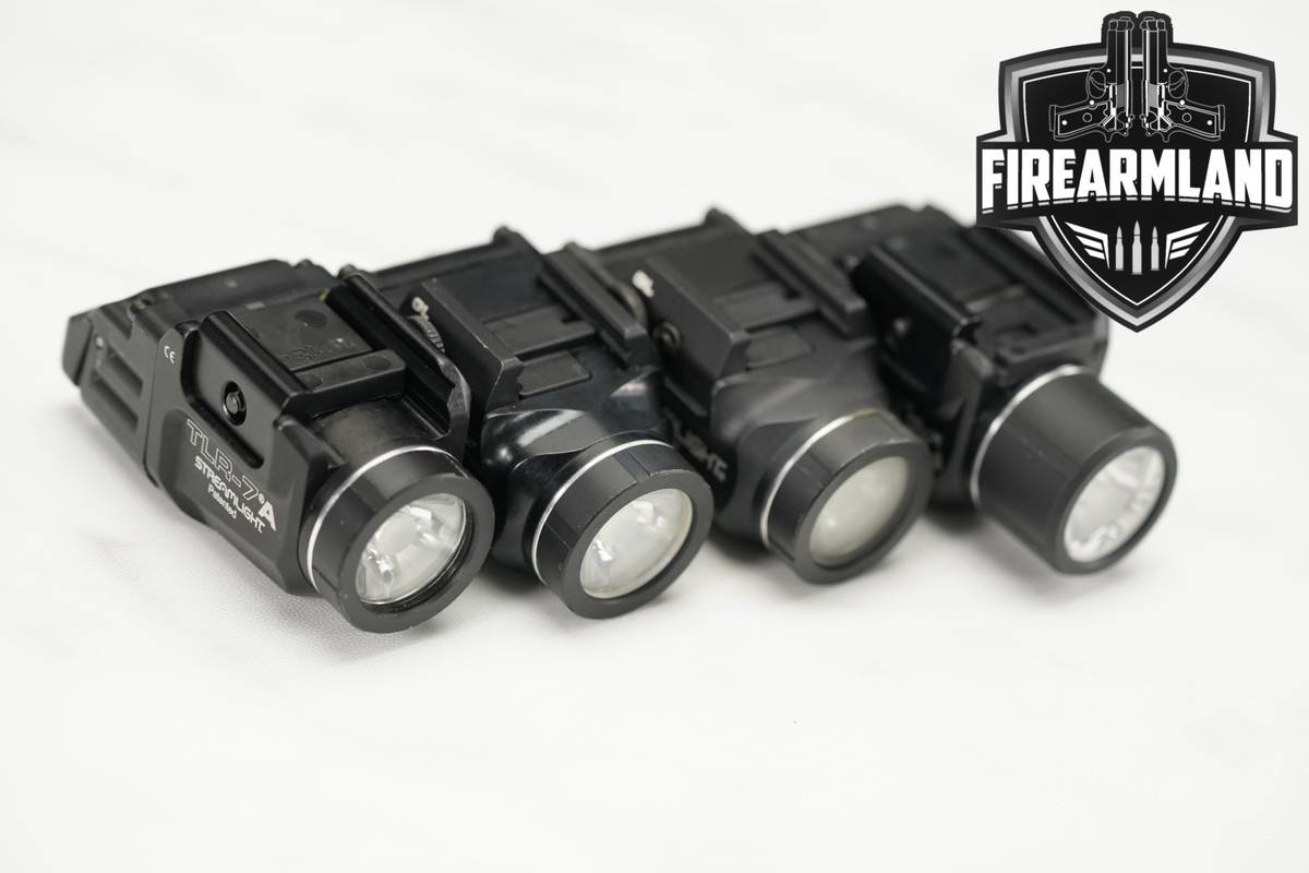 FOUR WEAPON LIGHT LOT Streamlight TLR-7A 7-A HL-X HLX TLR7