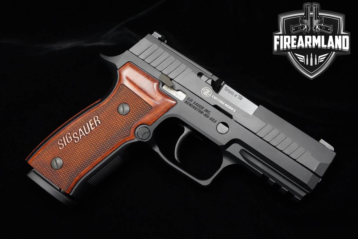 LIKE-NEW Sig Sauer P320 AXG Classic Custom Works 9mm 3.9" P320 P-320 +3MAGS