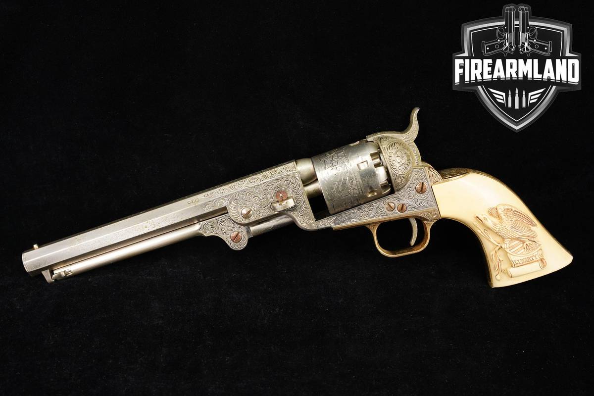 WILD BILL HICKOK! Colt-Pattern Replica Of Model 1851 Navy 7.5" Stainless