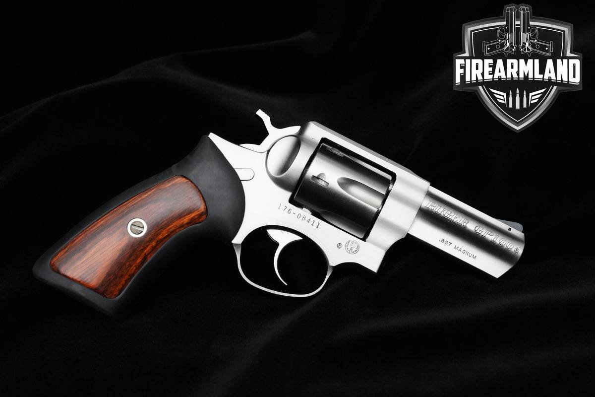 2011 Sturm Ruger GP100 357 Magnum 3" Stainless Revolver ORIG CASE
