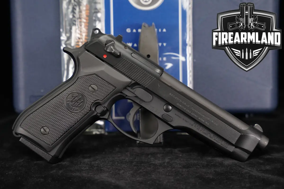 P Beretta 92FS 9mm 4.9" Bruniton Black 92 FS +2 MAGS & ORIG CASE