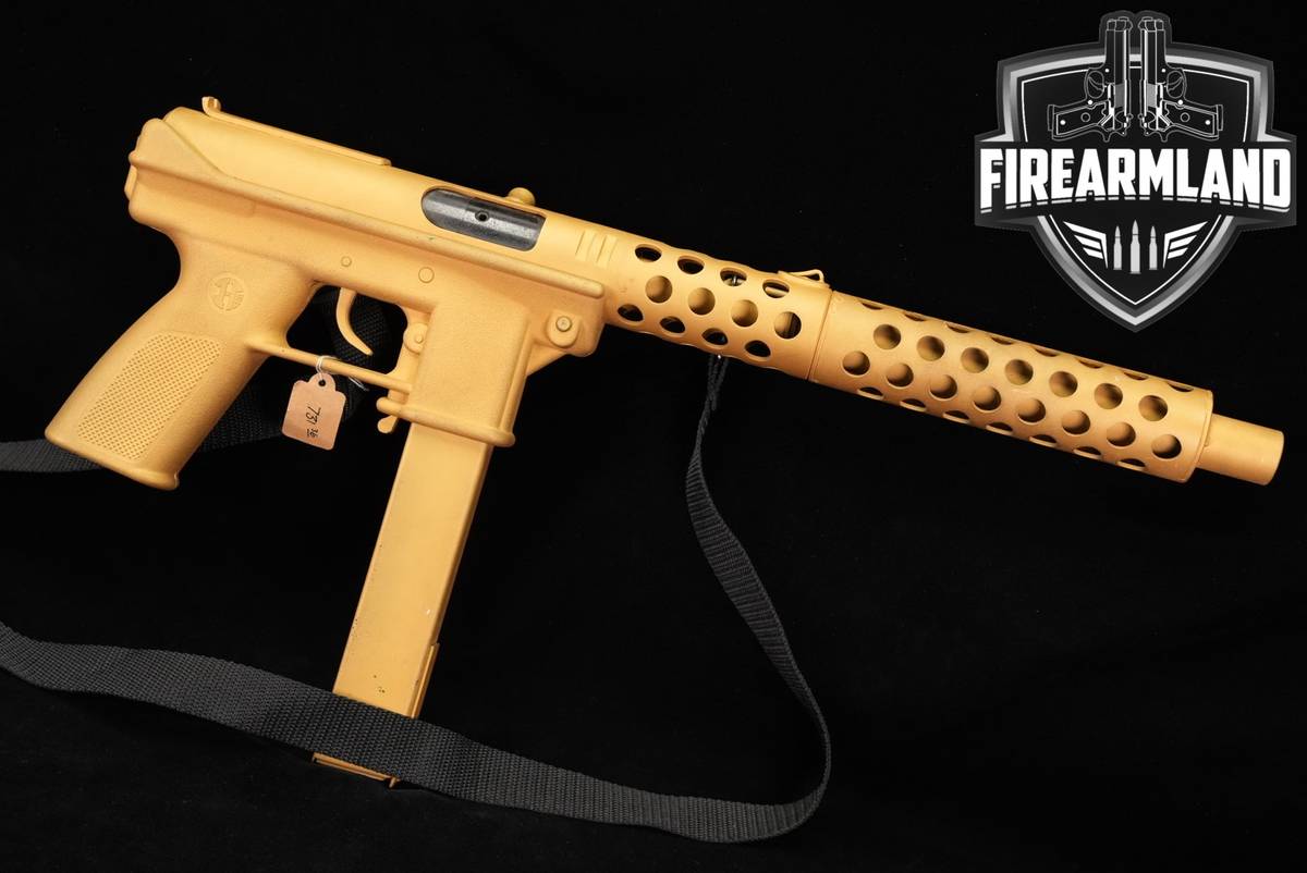 PRE-BAN 1991-1994 Intratec TEC-DC9 9mm Tan DC-9 TECDC9 CUSTOM GOLD FINISH