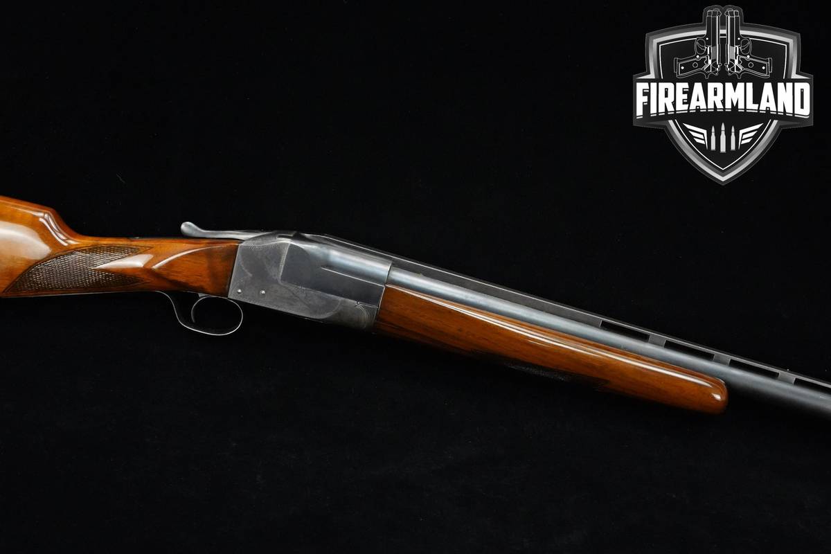 Ithaca Victory Grade 12-Gauge 34" Blued/Case Hardened Steel Ithaca VENT RIB