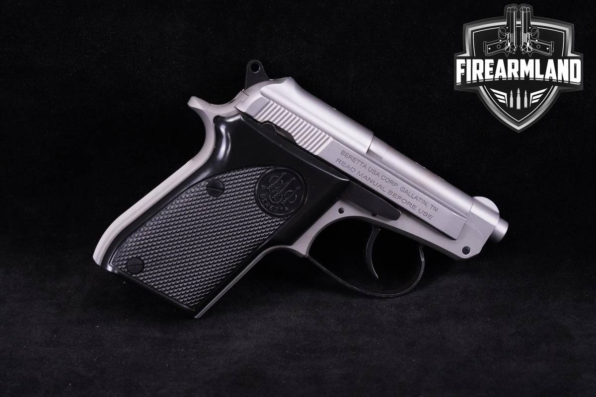 Beretta 21A Bobcat Inox 22LR 2.4" Two-Tone Stainless & Grey +ORIG BOX