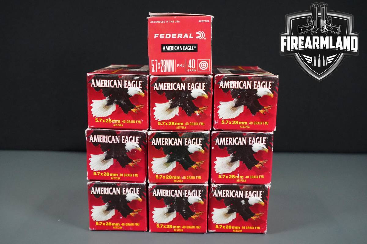 5.7x28mm Ammo 5.7x28mm Ammunition 500 ROUNDS