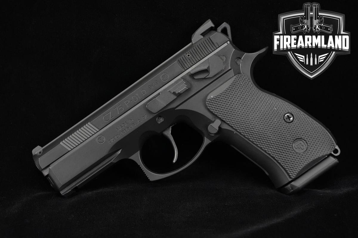DISCONTINUED CZ 75 P-01 Omega 9mm CZ75 P01 3.75" +2 MAGS & ORIG CASE