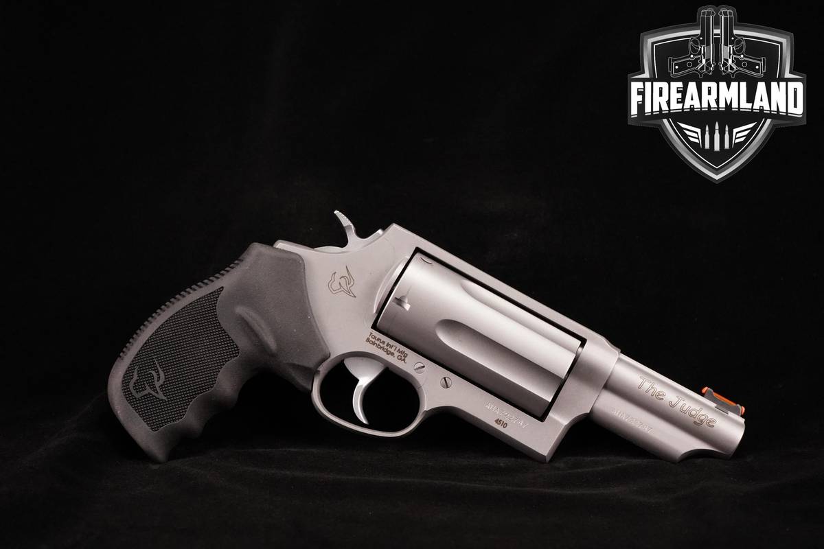 Taurus The Judge Magnum 45 LC 410-Gauge 3" Matte Stainless +ORIG BOX