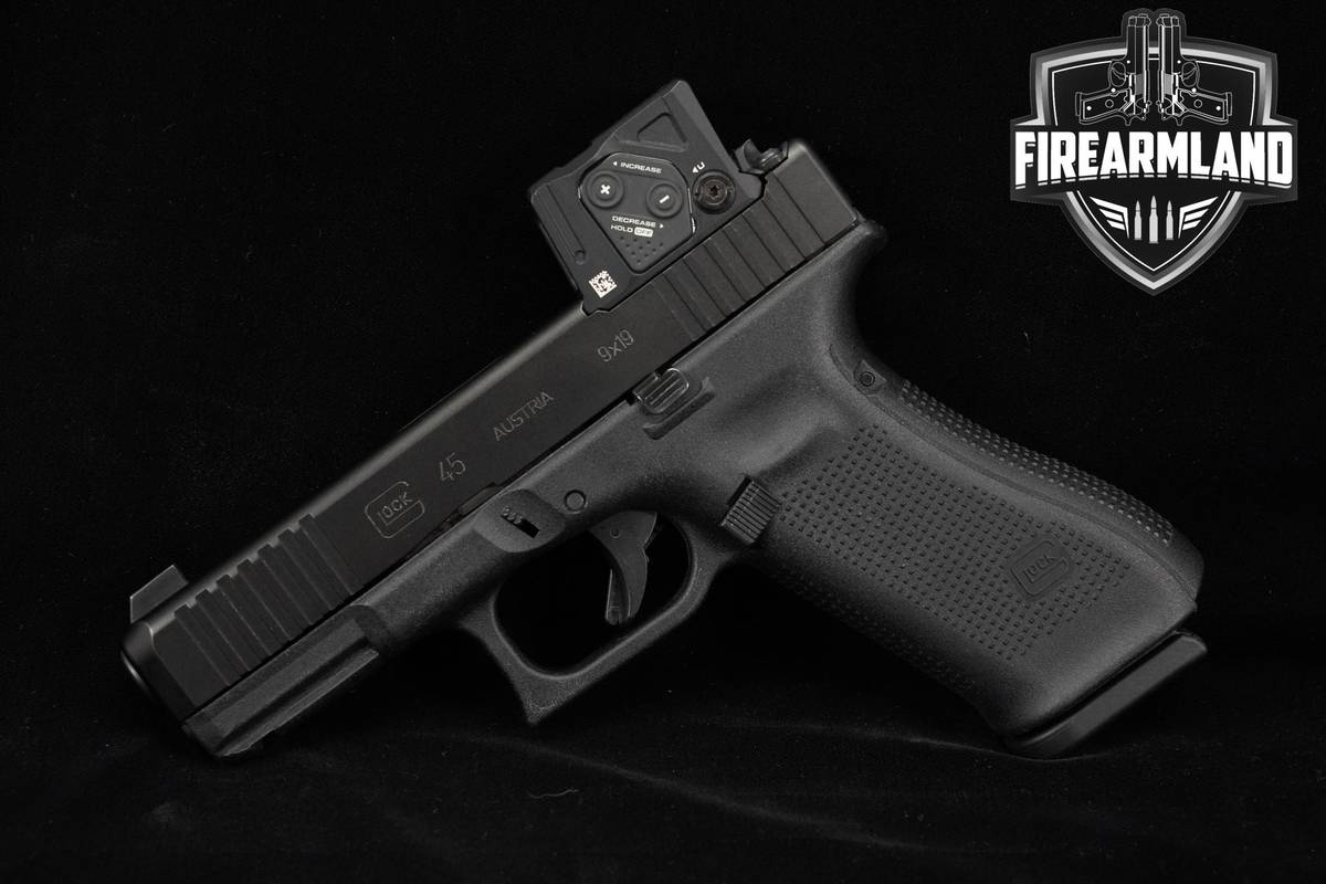 Glock 45 MOS Crossover G45 9mm +AIMPOINT COA, 4 MAGS, ORIG CASE & HOLSTER