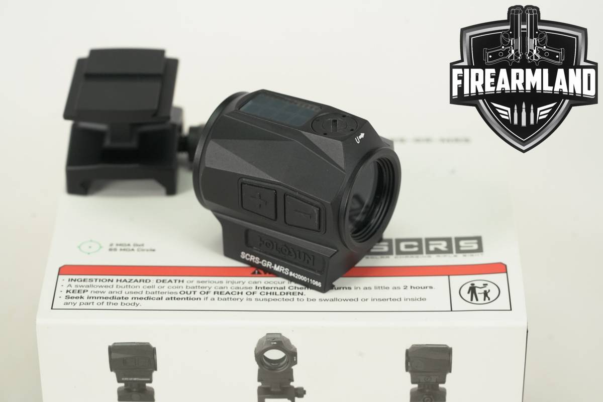 Holosun SCRS-GR-MRS 2 MOA Dot & 65 Circle Red Sight +ORIG BOX
