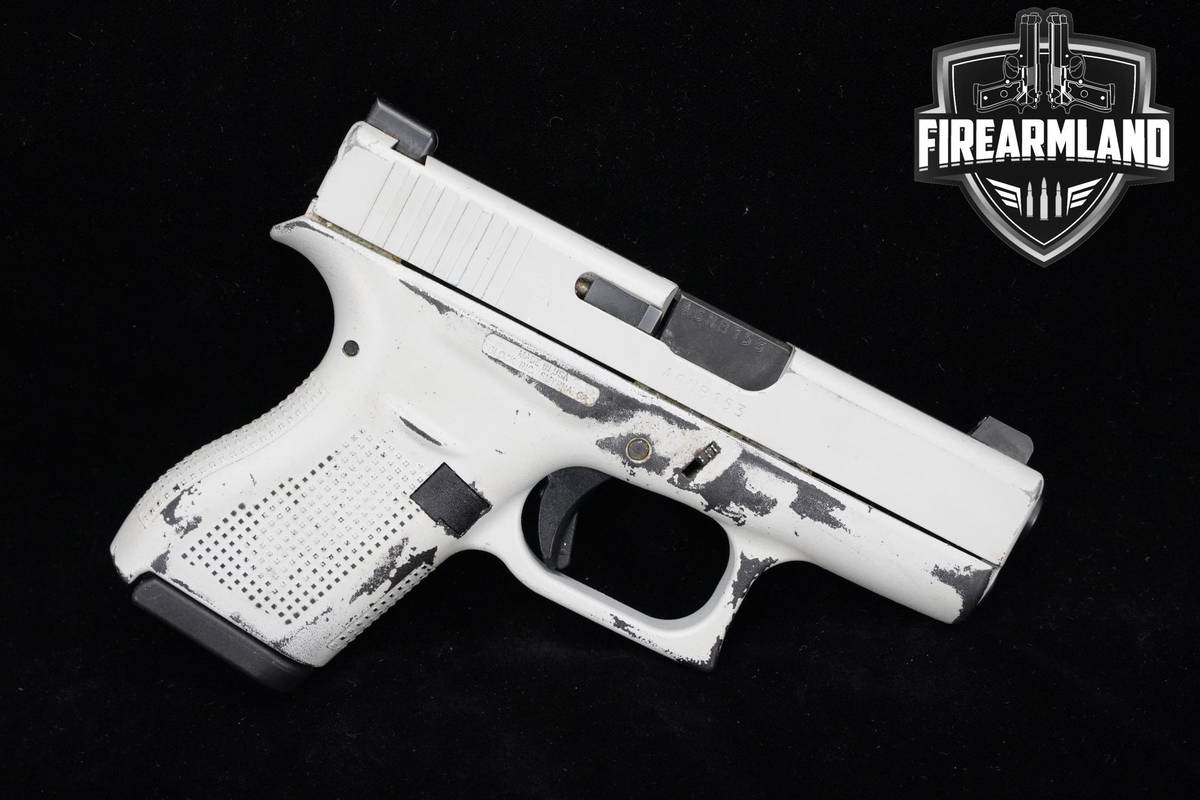 Glock 42 Slimline 380 ACP 3.25" Grey Glock-42 G42 +ORIG CASE
