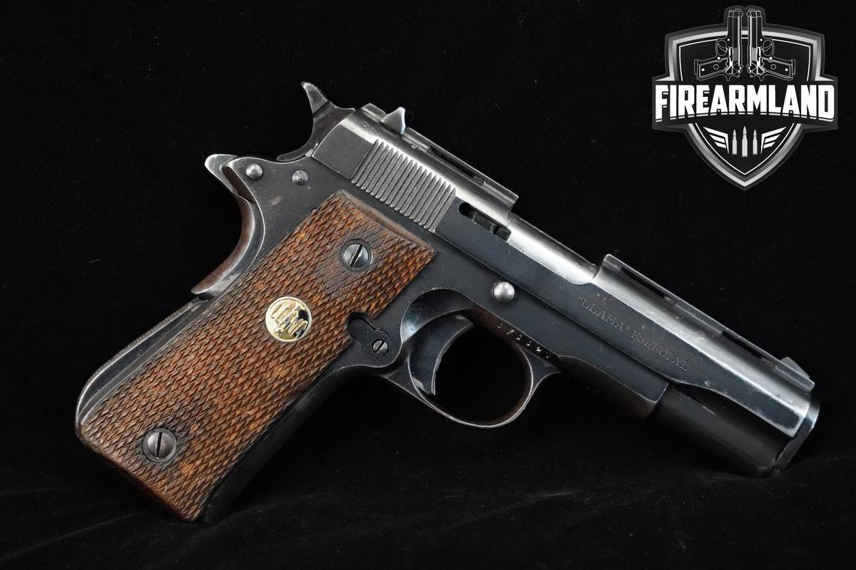 Llama Especial 22LR 1911 3.75" Blued Llama Micro-1911 22-LR
