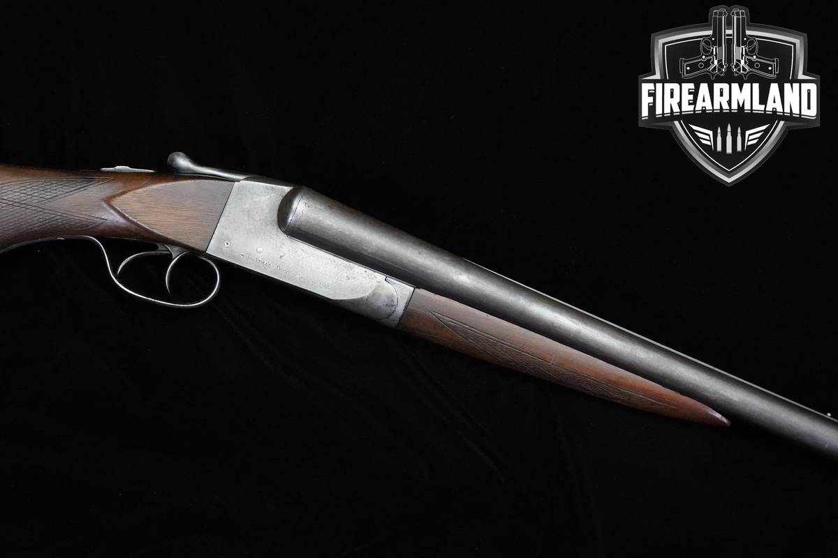 1919 Ithaca Flues Model 12-Gauge 26" CASE HARDENED Ithaca 2 3/4"