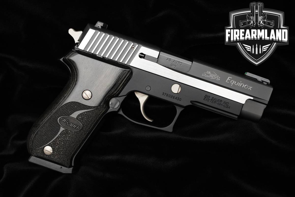 ORIG CASE Sig Sauer P220 EQUINOX 45 ACP 8+1 Two-Tone DA/SA Sig-Sauer 45-ACP