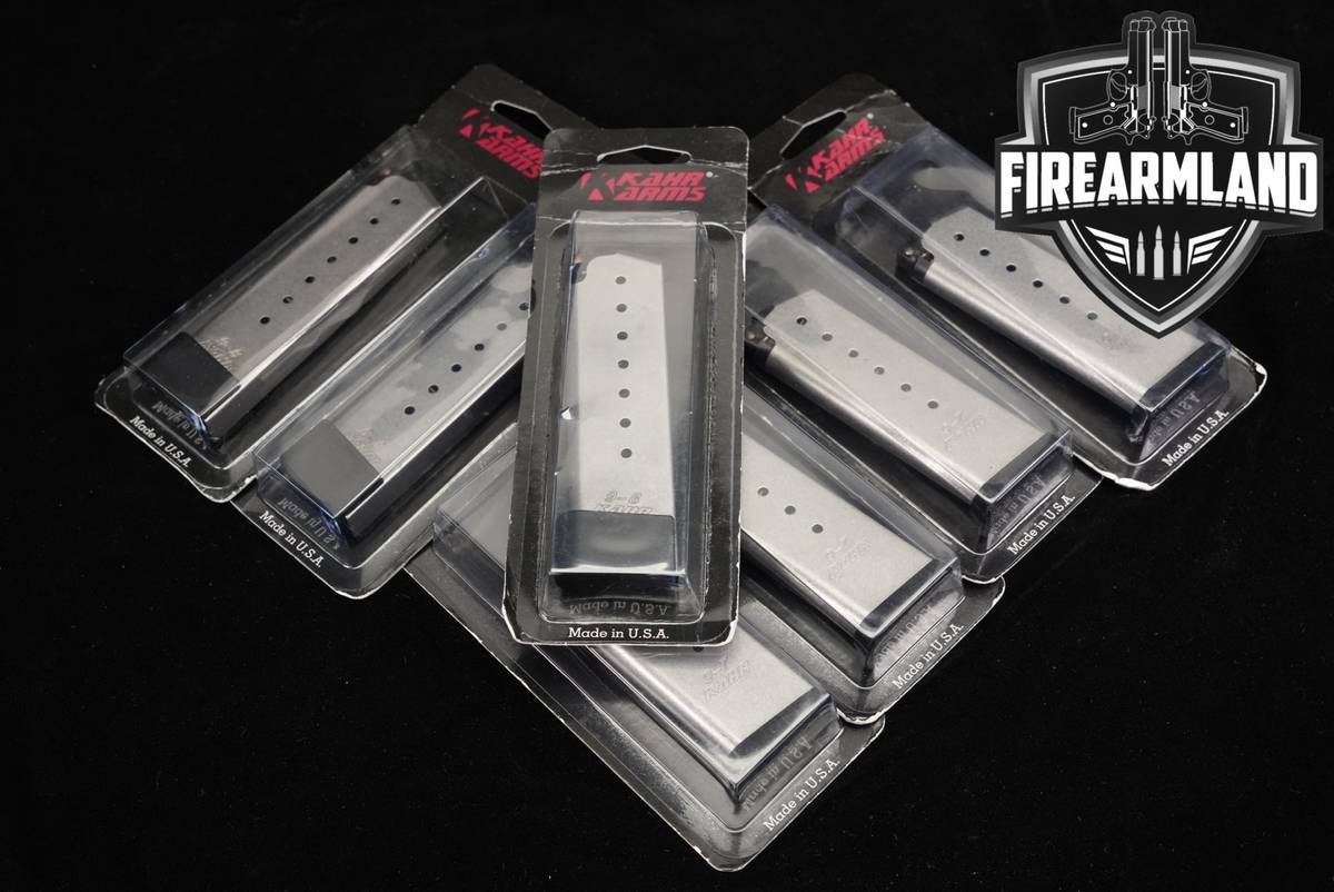 SEVEN 7x Kahr Arms K9 Magazines 7 & 8-Round 9mm Luger K-9 Mags +ORIG BOX