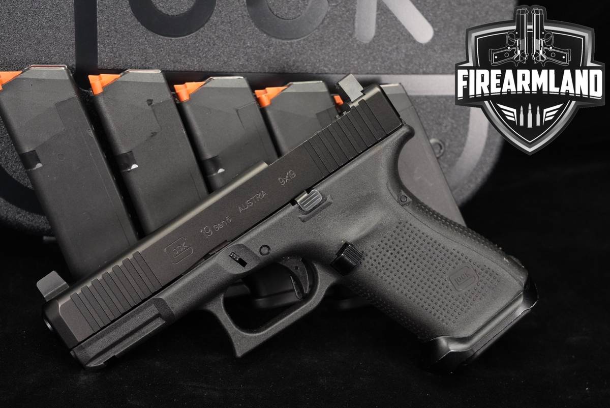 Glock 19 Gen5 G19 Gen 5 Optics-Ready 9mm 4.02 +6 MAGS & ORIG BOX