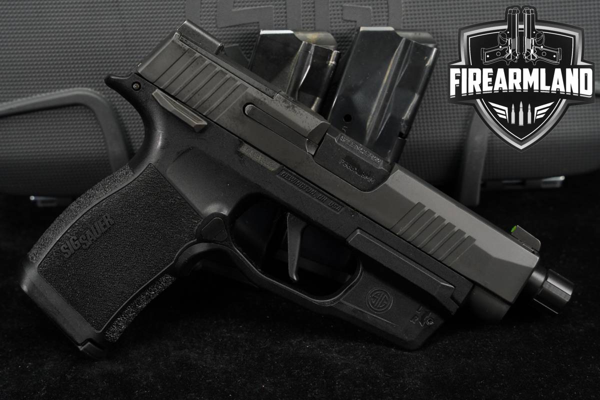 Sig Sauer P365 XL 9mm 4.25 P 365 THREADED +3 MAGS, ORIG CASE, GRIP LASER