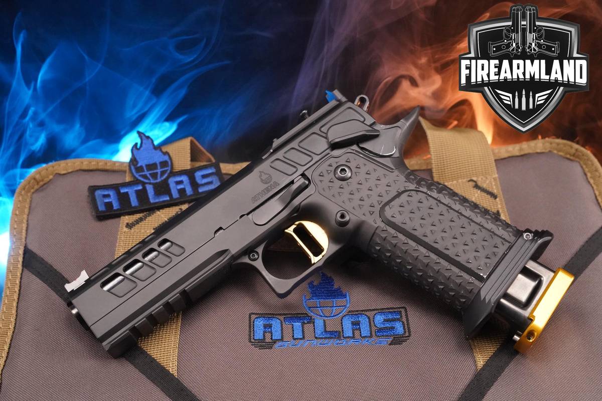 DESIRED Atlas Gunworks Athena 9mm 1911 4.6" Atlas-Athena 1911 2011 +OG CASE