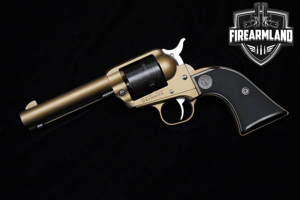 Ruger Wrangler 22LR 4.62" Burnt Bronze Ruger +ORIG BOX