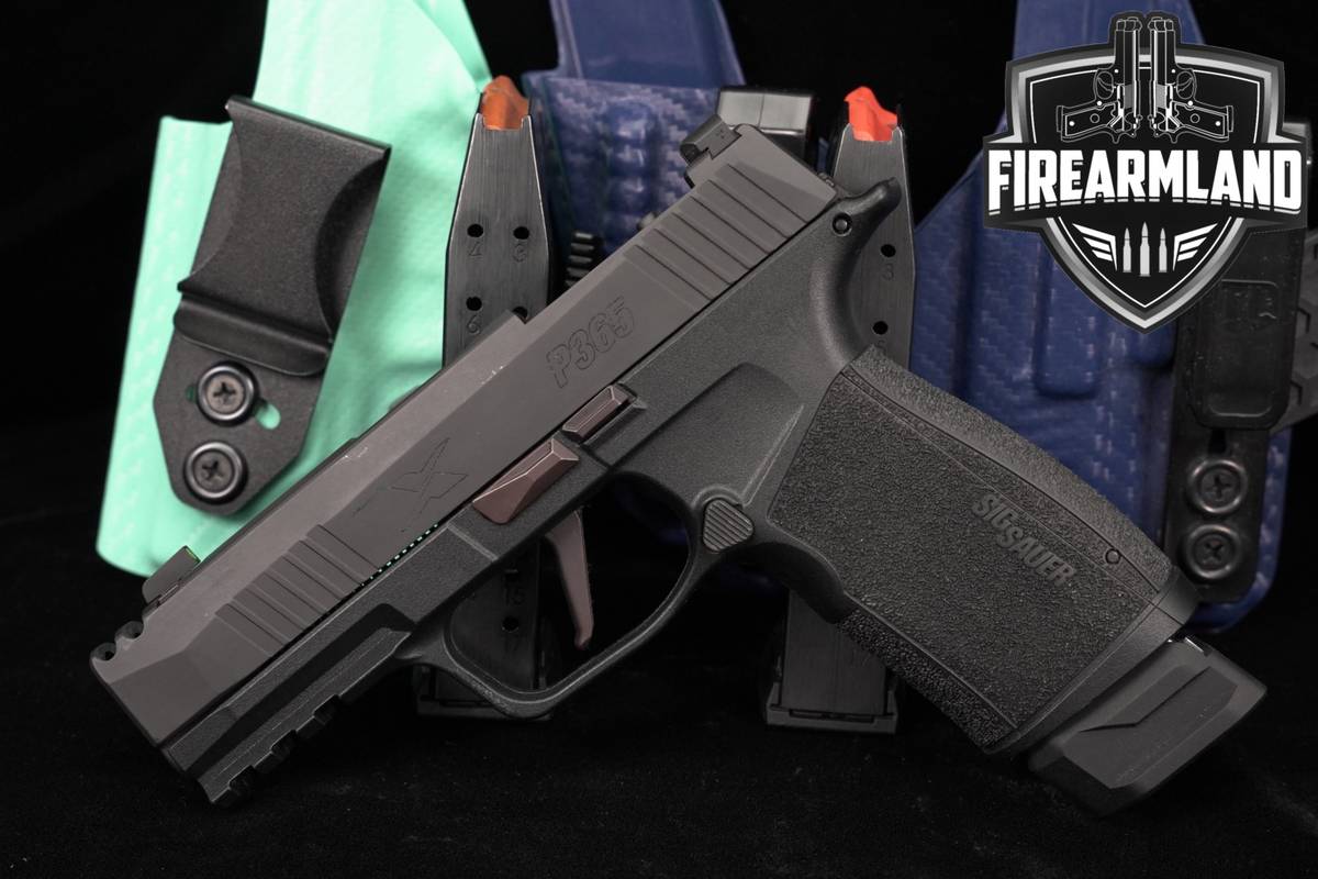 Sig Sauer P365 XMACRO COMP 9mm 3.1 P 365 X Macro TWO PORT +3 MAGS & HOLSTER