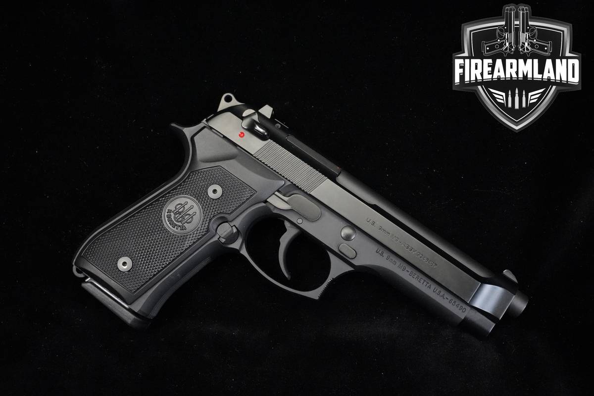 Beretta M9 9mm 4.9" Beretta M-9 92 +4 MAGS & ORIG CASE