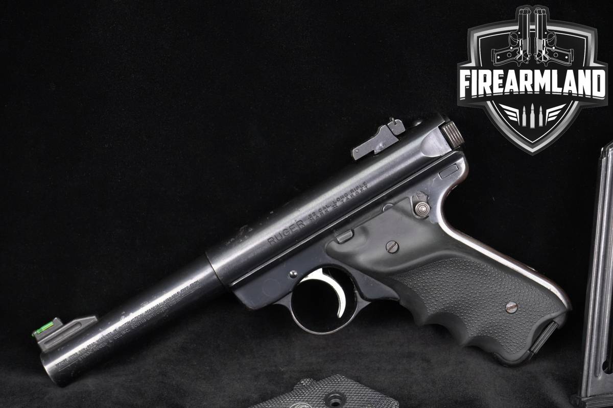 Ruger Mark II Target 22LR MKII MK2 5.5" Blued +3 MAGS