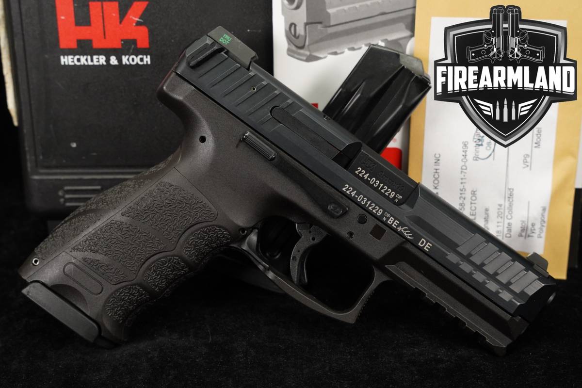 Heckler & Koch VP9 V1 9mm 4.09 H&K VP 9 +2 MAGS & ORIG CASE