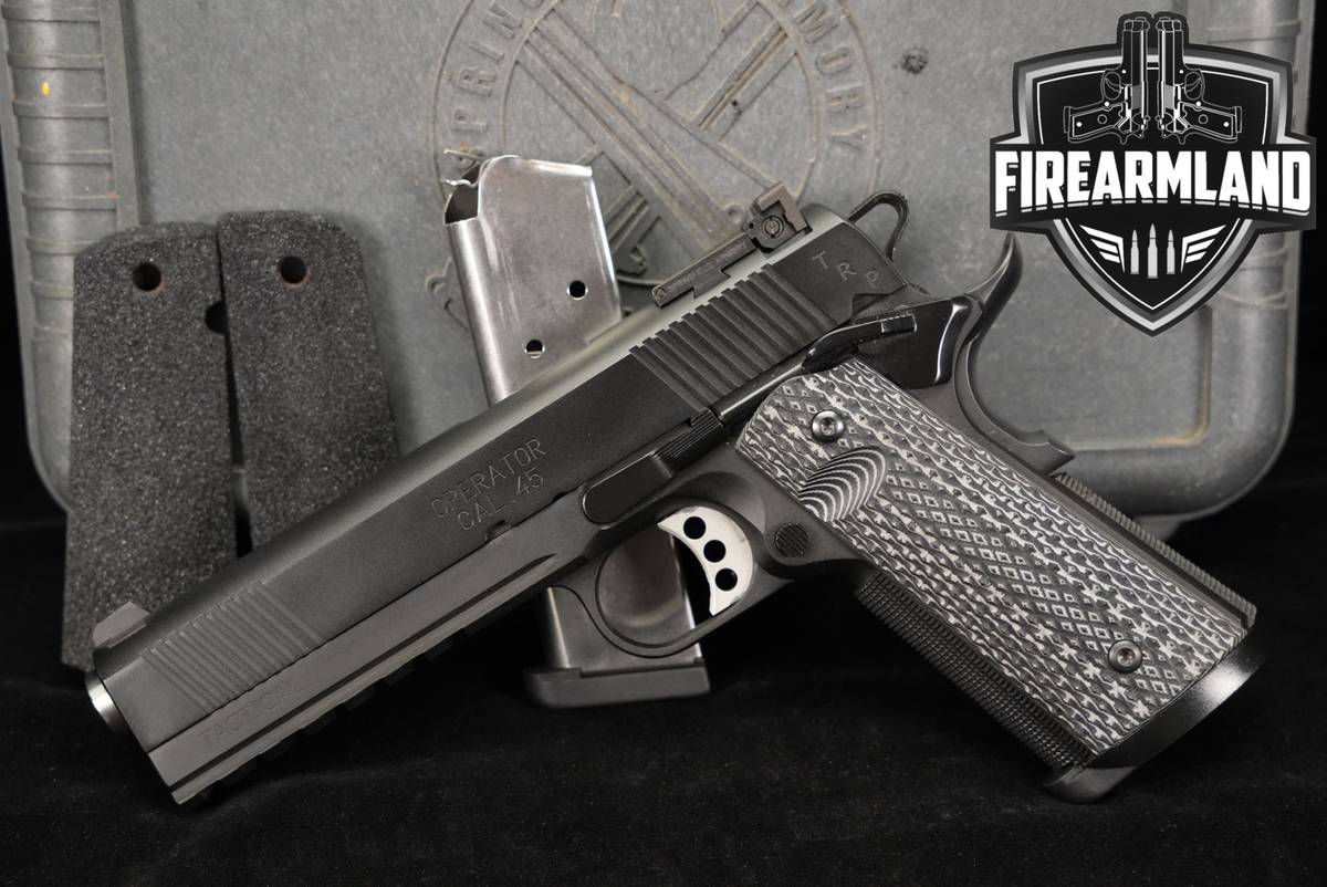 Springfield Armory 1911 TRP Operator Full Rail 45 ACP 5 +2 MAGS & ORIG CASE