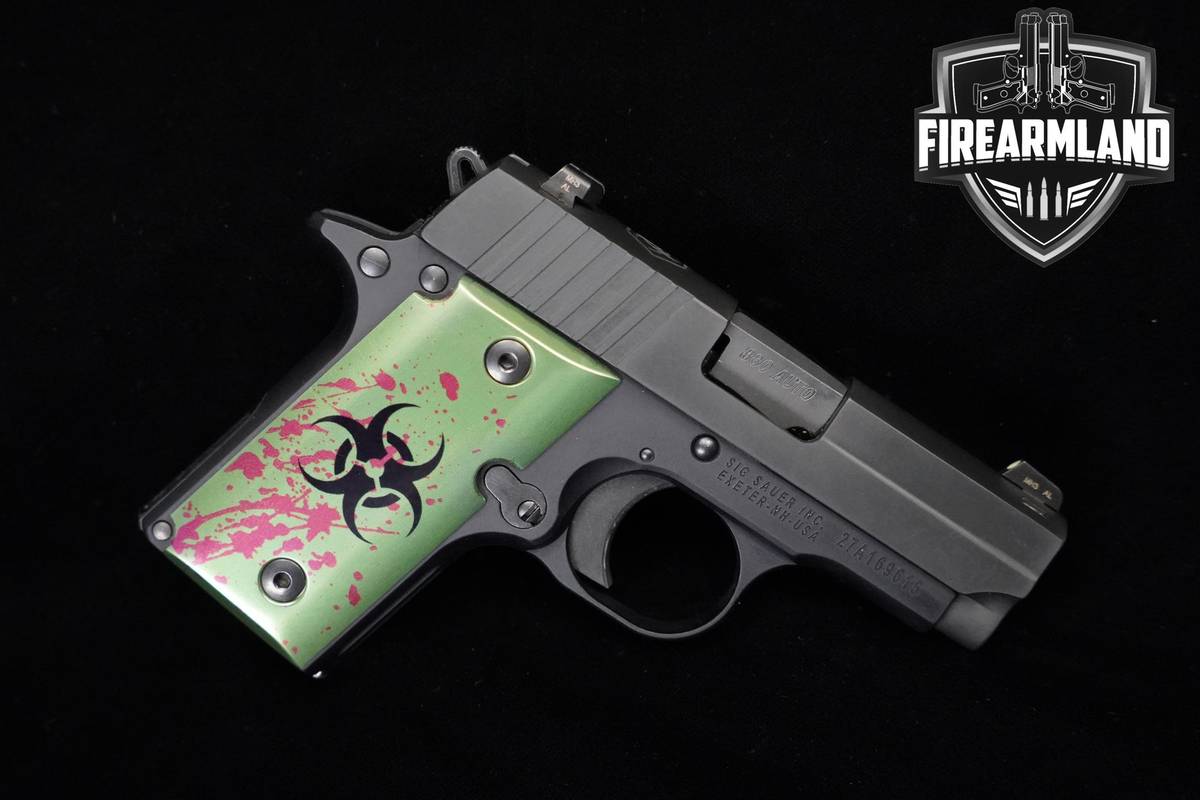 Sig Sauer P238 Zombie Nitron 380 ACP 2.7" Nitron P238 +ORIG CASE