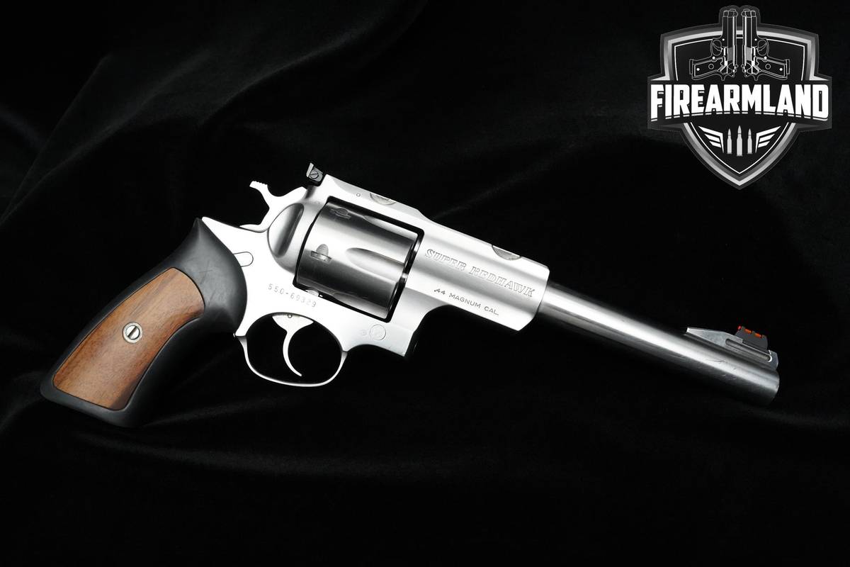 Ruger Super Redhawk 44 Magnum 7.5" Satin Stainless Super Ruger Redhawk 1992